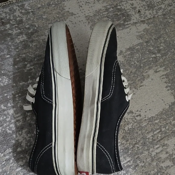 Mens Vans Black Canvas Sneakers 6.5 - Picture 4 of 7